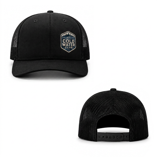 Cold Water Club Trucker Cap - black