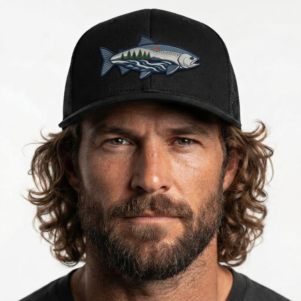 River Trout Trucker Cap - model