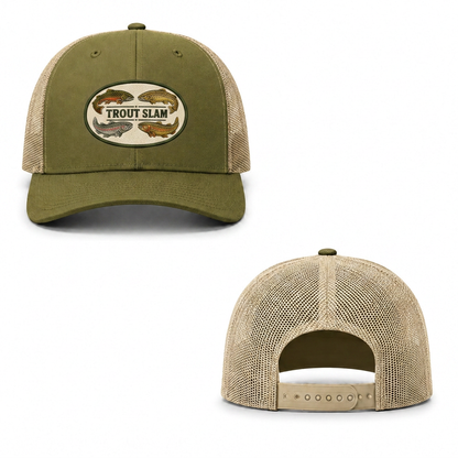 Trout Slam Trucker Cap - moss khaki