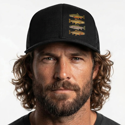 Trout Stack Trucker Cap - model