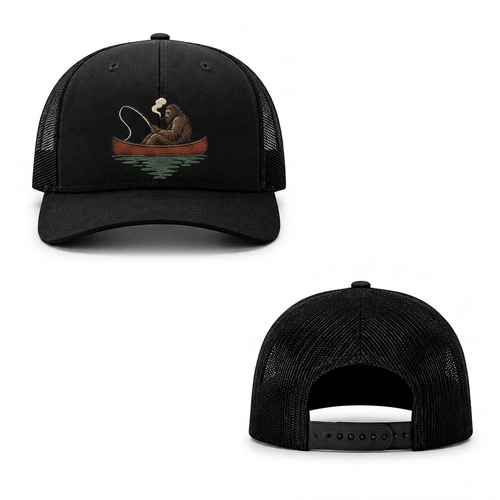 Lone Drifter Trucker Cap - black