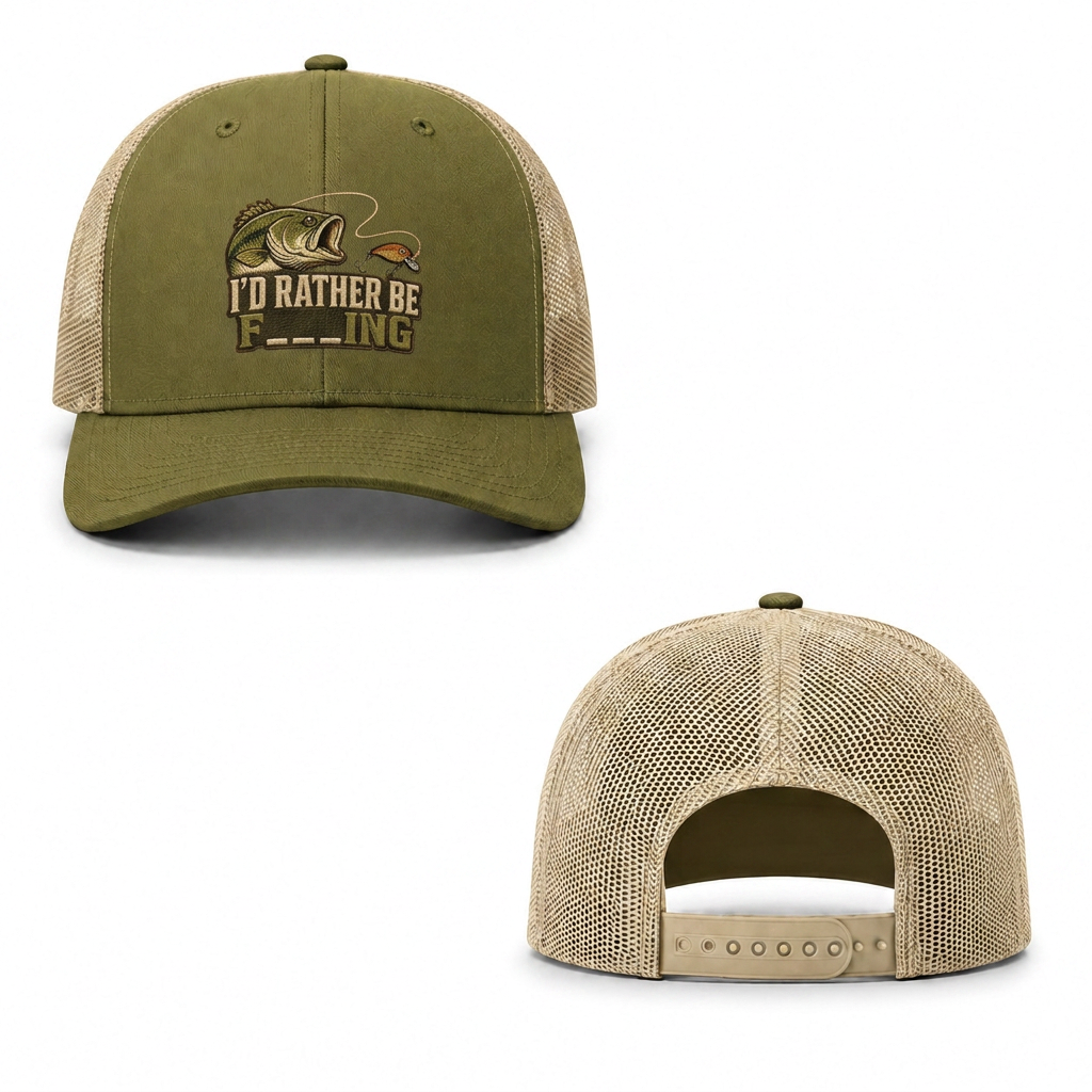 Fill in the blanks Trucker Cap - moss khaki
