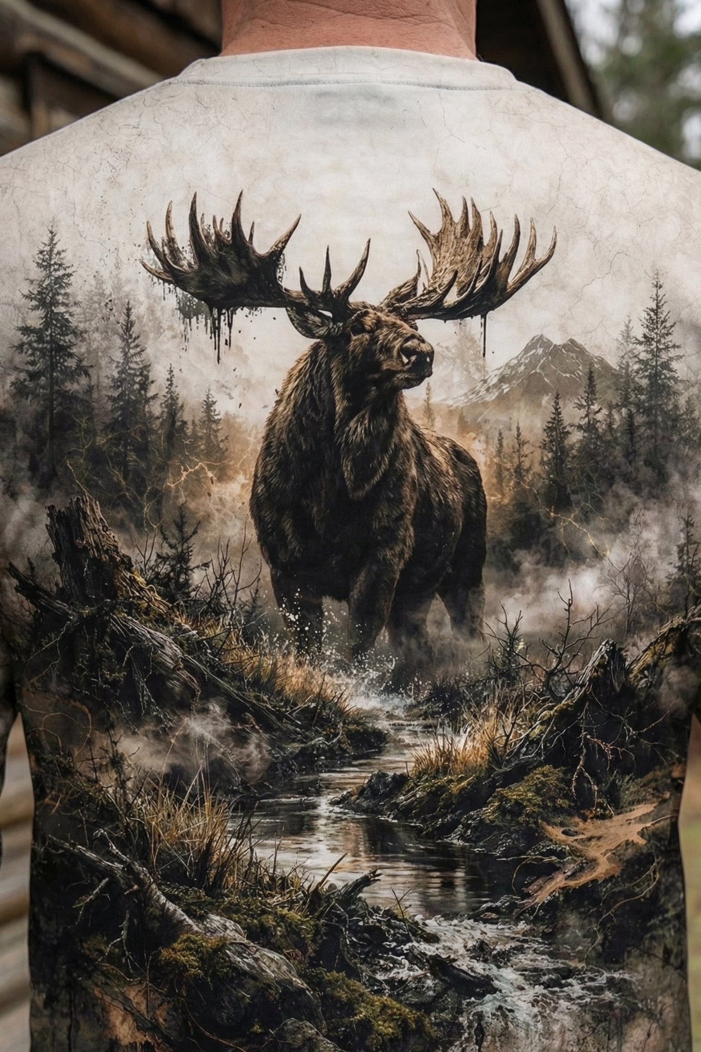 Performance Hunting Long Sleeve - Foggy River Moose - RF1M
