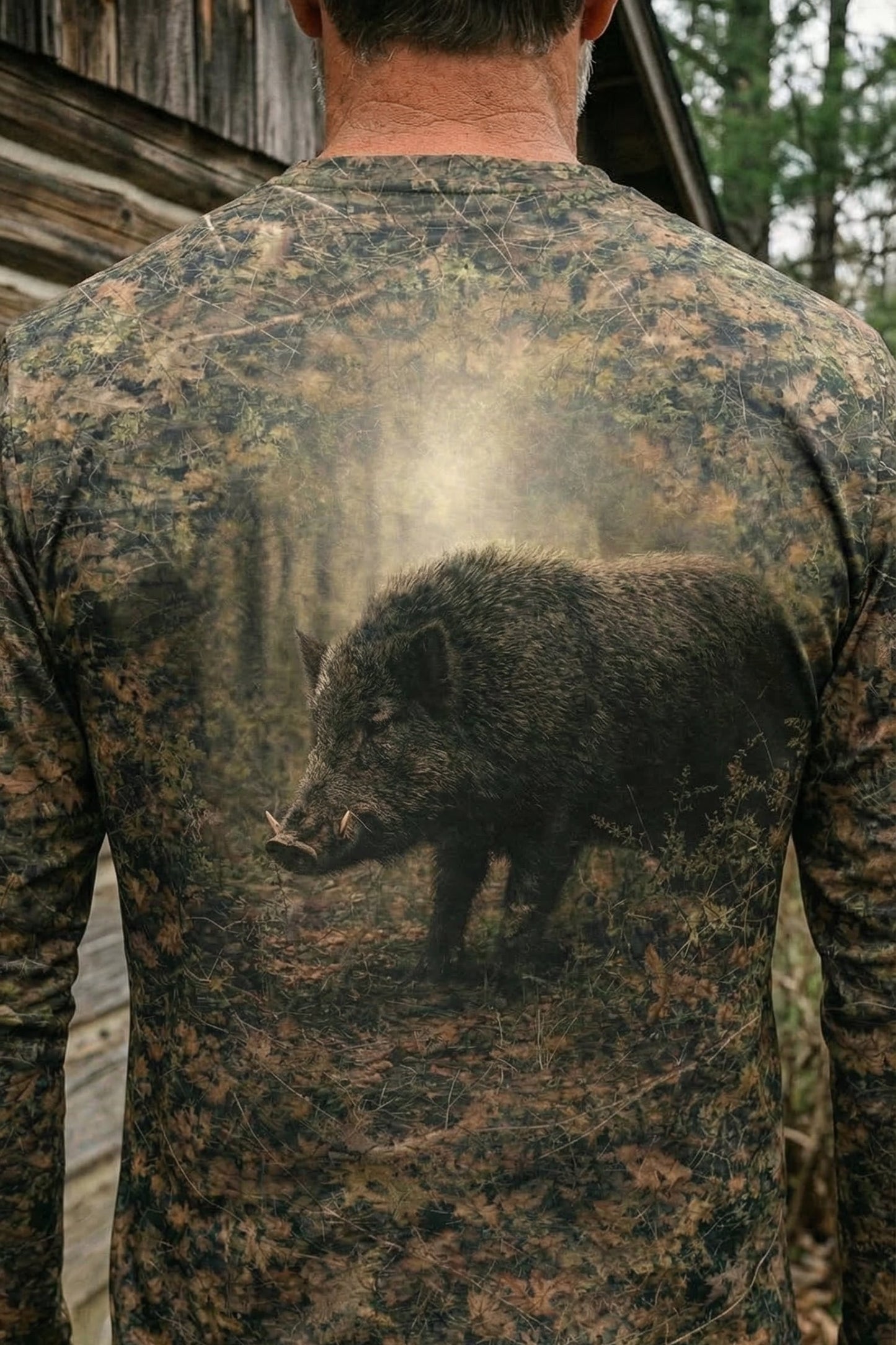 Performance Hunting Long Sleeve - Woodland Boar - WB1T