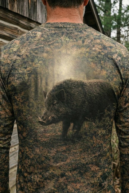 Performance Hunting Long Sleeve - Woodland Boar - WB1T