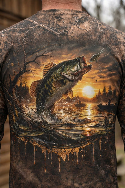 Performance Hunting Long Sleeve - Swamp Bass Dusk - SD8B