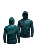 AirLite Fishing Sun Hoodie - Abyssal Musky Lurker - MHL28 image 1