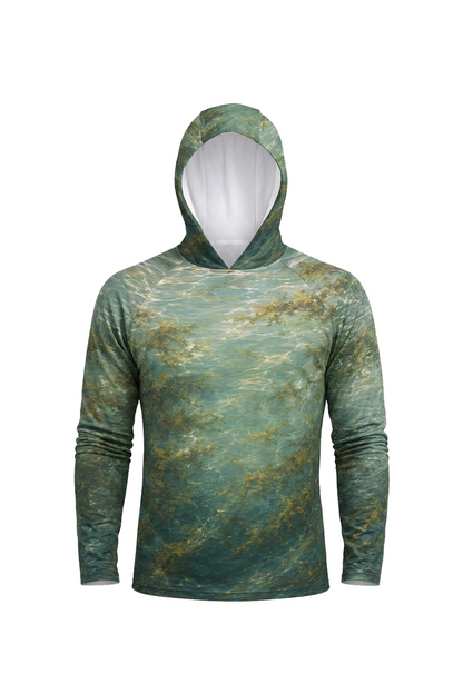 AirLite Fishing Sun Hoodie - Mahi mahi Gold Rush - MHL015 mockup opposite side