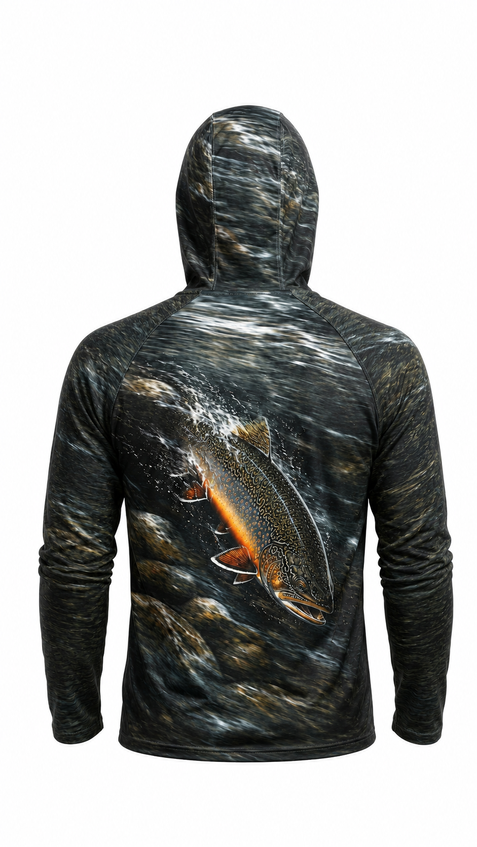 AirLite Fishing Sun Hoodie - Rapids Brook Trout - MHL31 image 1
