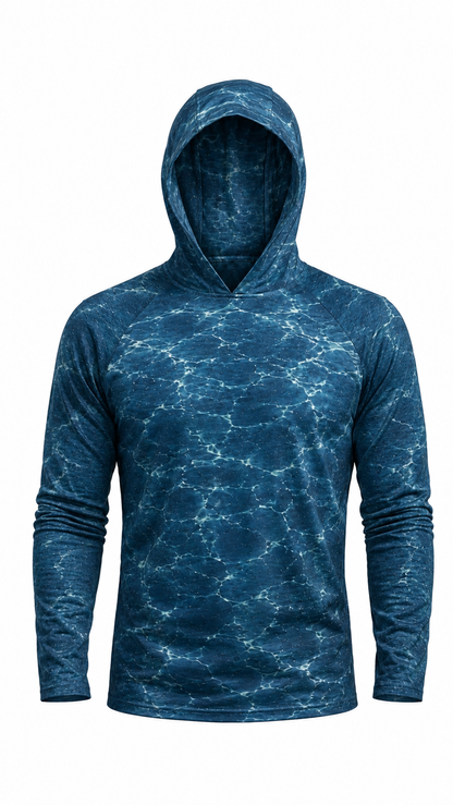 AirLite Fishing Sun Hoodie - River Salmon Depths - MHL32 image 2
