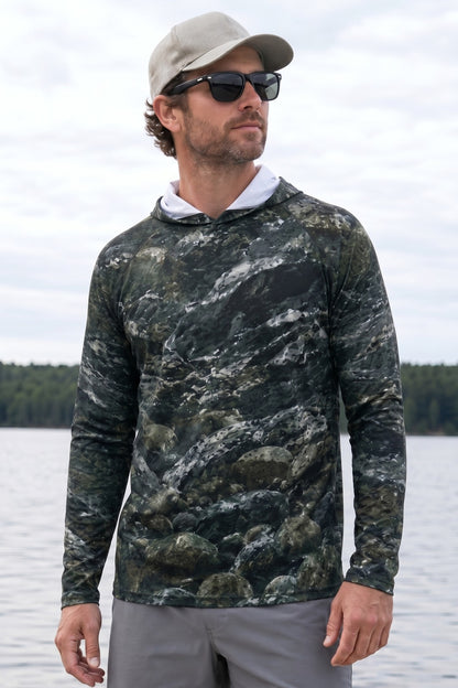 AirLite Fishing Sun Hoodie - River Trout Breaker - MHL008 lifestyle opposite side