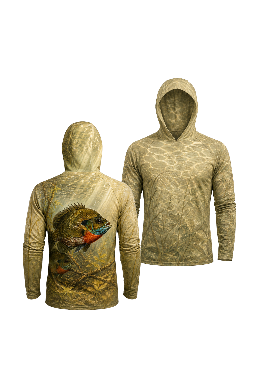 AirLite Fishing Sun Hoodie - Sunlit Shallows Bluegill - MHL36 image 1