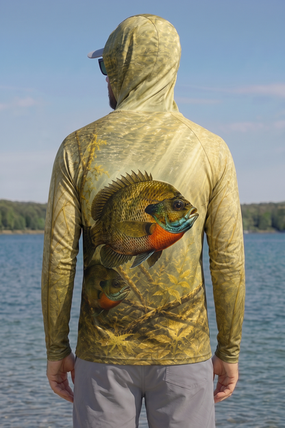 AirLite Fishing Sun Hoodie - Sunlit Shallows Bluegill - MHL36 image 2