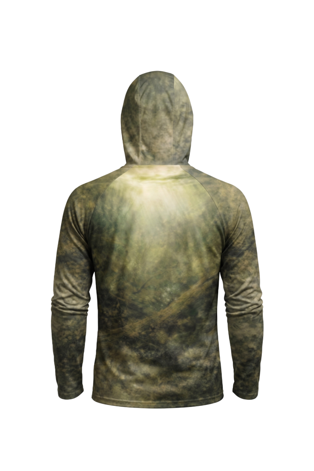 AirLite Fishing Sun Hoodie - Timber Bass Sunray - MHL003 mockup opposite side