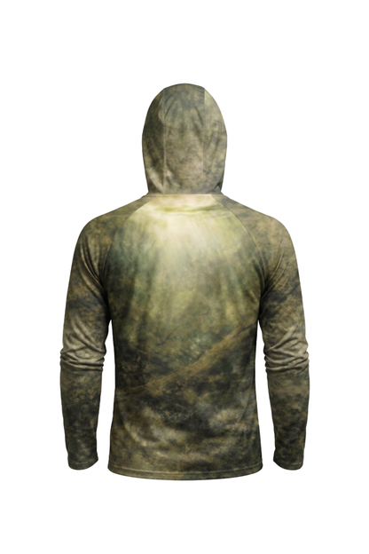 AirLite Fishing Sun Hoodie - Timber Bass Sunray - MHL003 mockup opposite side