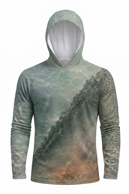 AirLite Fishing Sun Hoodie - Wild Lahontan Trout - MHL010 mockup opposite side