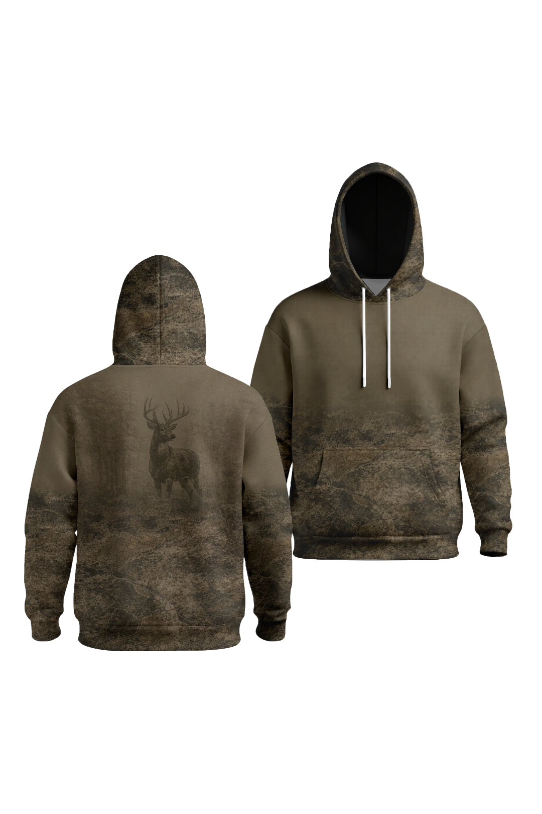 Performance Hunting Fleece-Lined Hoodie - Wisconsin Mudland image 1