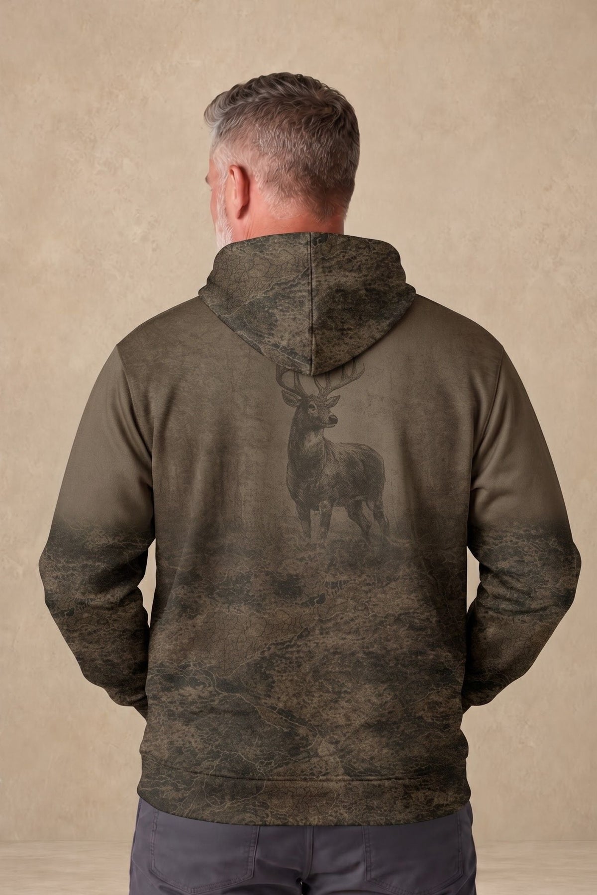 Performance Hunting Fleece-Lined Hoodie - Wisconsin Mudland image 2