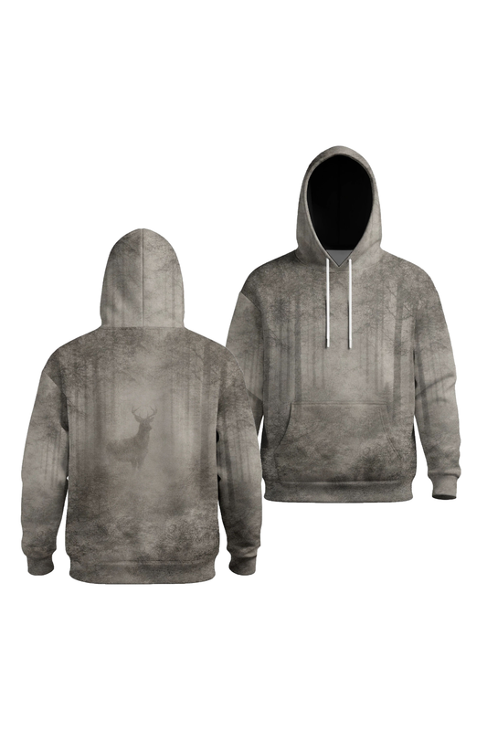 Performance Fleece-Lined Hoodie - Mist Forest Stag image 1