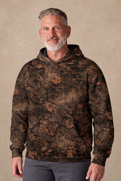 Performance Fleece-Lined Hoodie - Majestic Moose Sunset Forest image 3