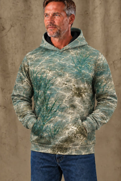 Performance Fleece-Lined Hoodie - Clear Flats Redfish Hunt image 3