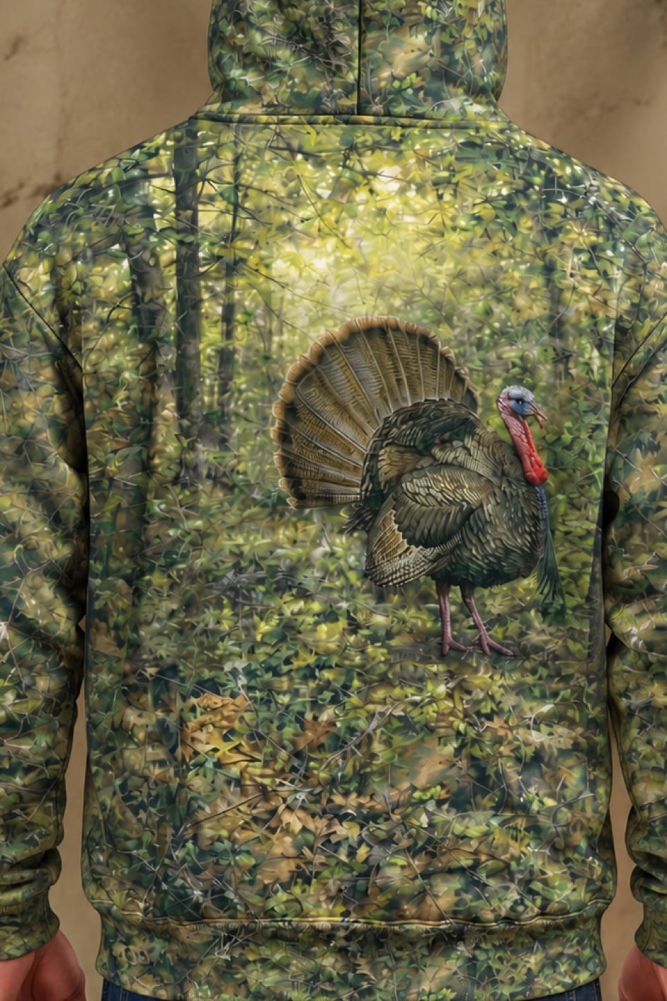 Performance Fleece-Lined Hoodie - Strut Timber Turkey image 4