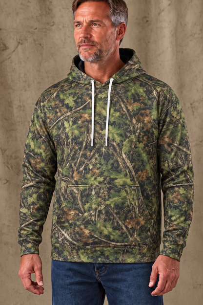 Performance Fleece-Lined Hoodie - Green Timber Tom image 3