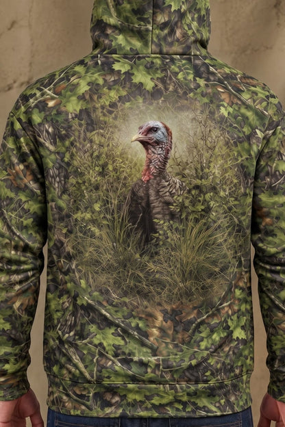 Performance Fleece-Lined Hoodie - Green Timber Tom image 4