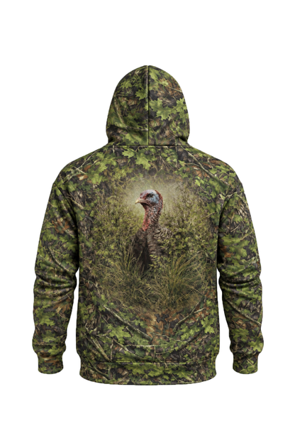 Performance Fleece-Lined Hoodie - Green Timber Tom image 5