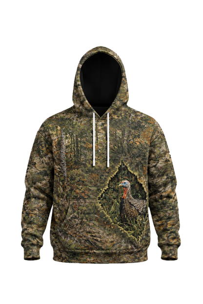 Performance Fleece-Lined Hoodie - Woodland Turkey - WG1T image 6