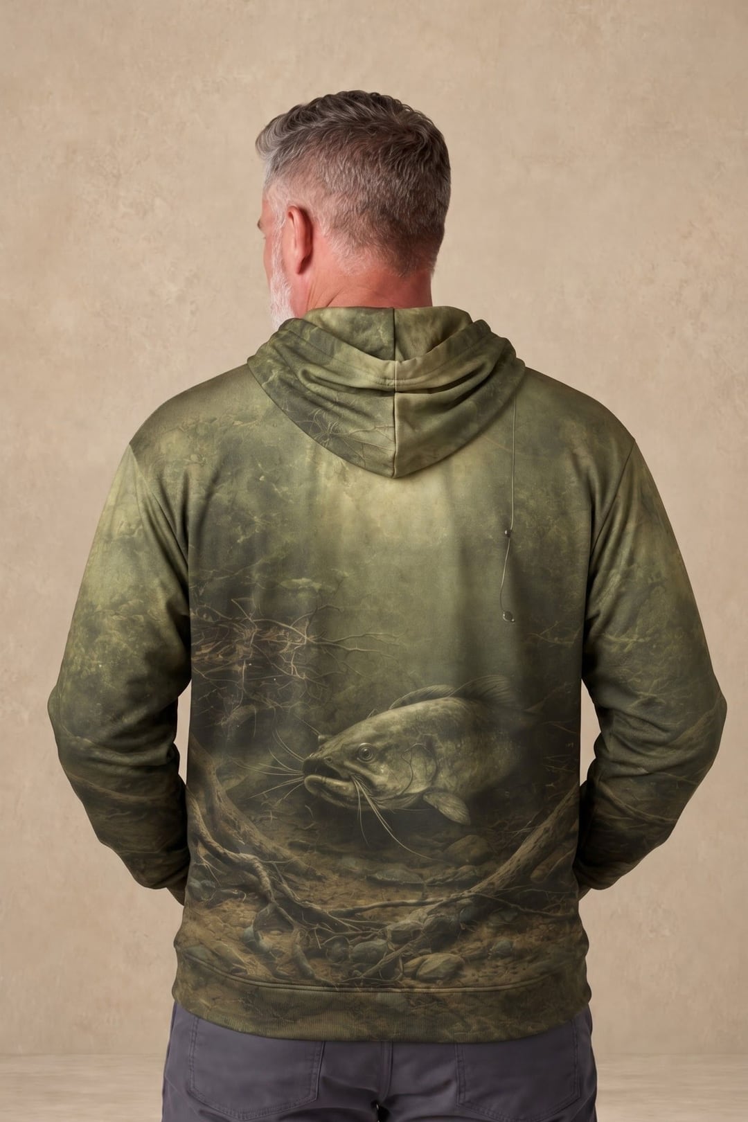 Performance Fleece-Lined Hoodie - River Bottom Catfish image 2