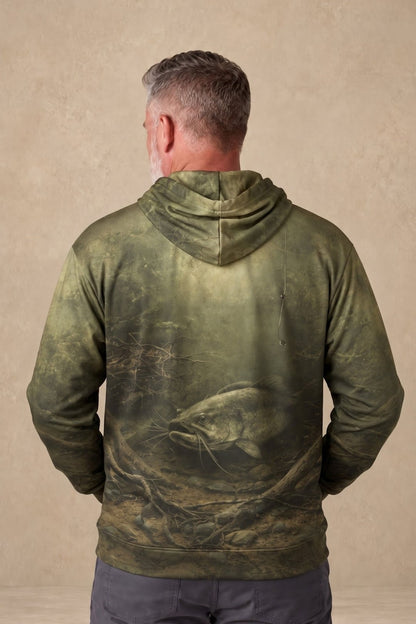 Performance Fleece-Lined Hoodie - River Bottom Catfish image 2