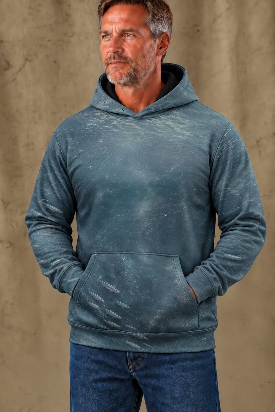 Performance Fleece-Lined Hoodie - King Salmon image 3