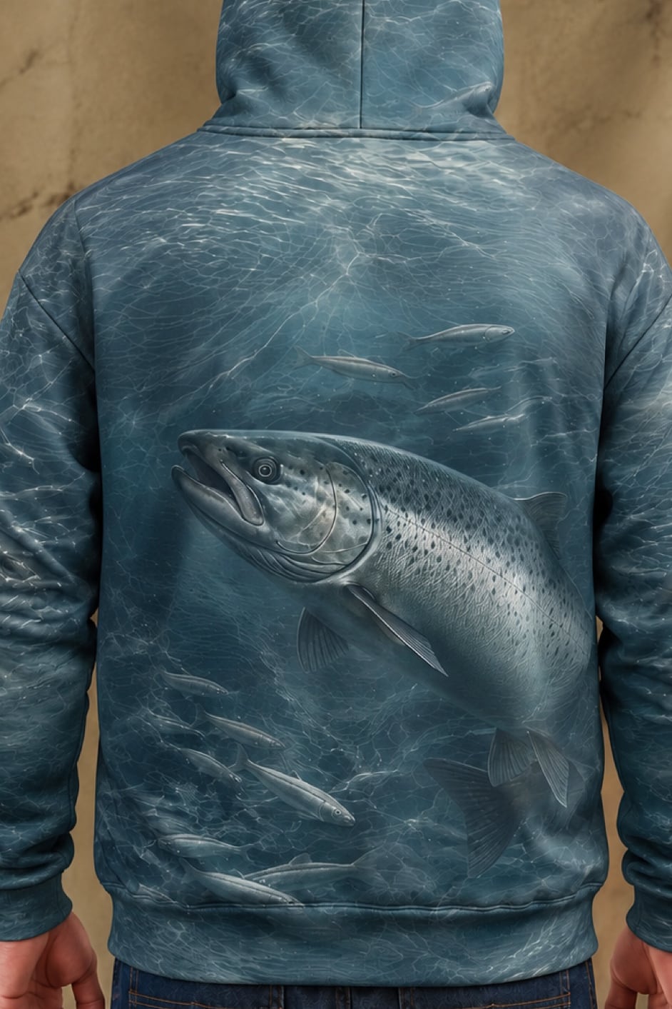 Performance Fleece-Lined Hoodie - King Salmon image 4