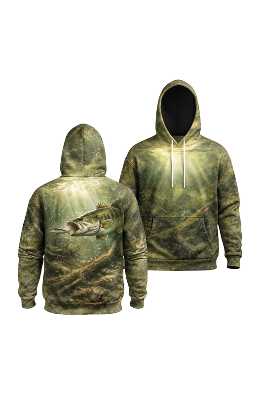 Performance Fleece-Lined Hoodie - Timber Bass Sunray image 1