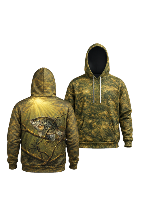 Performance Fleece-Lined Hoodie - Sunlit Timber Crappie image 1
