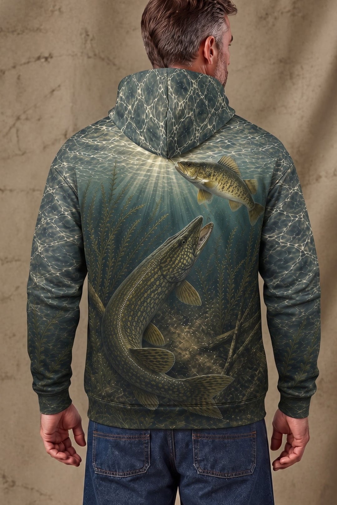 Performance Fleece-Lined Hoodie - Razor Fin Strike image 2