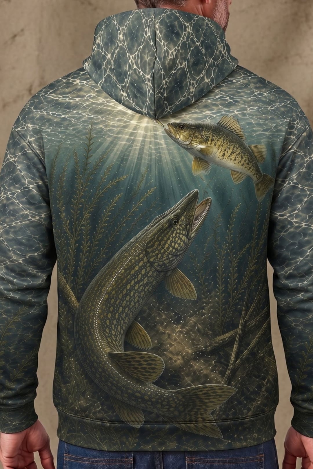 Performance Fleece-Lined Hoodie - Razor Fin Strike image 4