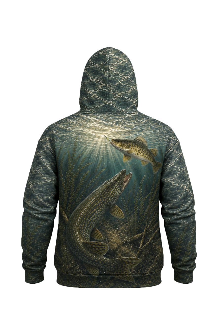 Performance Fleece-Lined Hoodie - Razor Fin Strike image 5