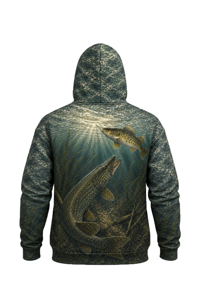 Performance Fleece-Lined Hoodie - Razor Fin Strike image 5