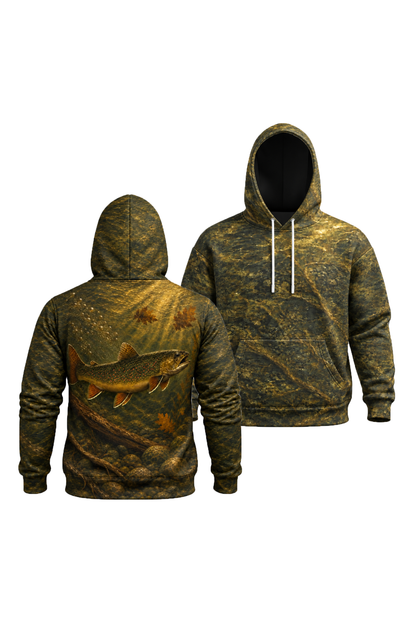 Performance Fleece-Lined Hoodie - Autumn Creek Brookie image 1