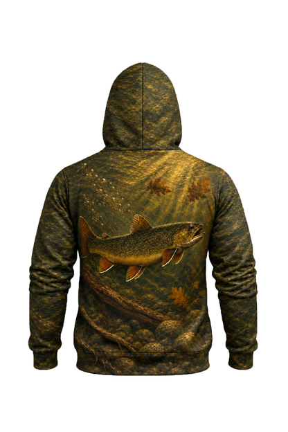 Performance Fleece-Lined Hoodie - Autumn Creek Brookie image 5