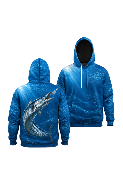 Performance Fleece-Lined Hoodie - Wahoo Bluewater Strike image 1