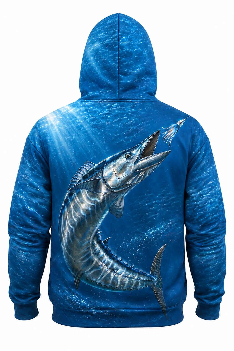 Performance Fleece-Lined Hoodie - Wahoo Bluewater Strike image 5