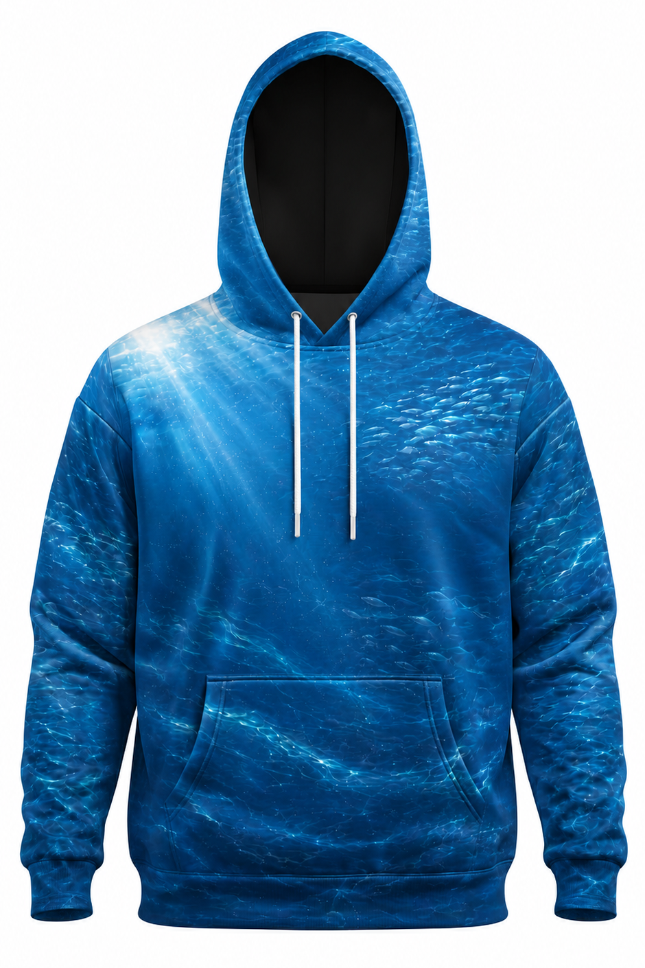 Performance Fleece-Lined Hoodie - Wahoo Bluewater Strike image 6