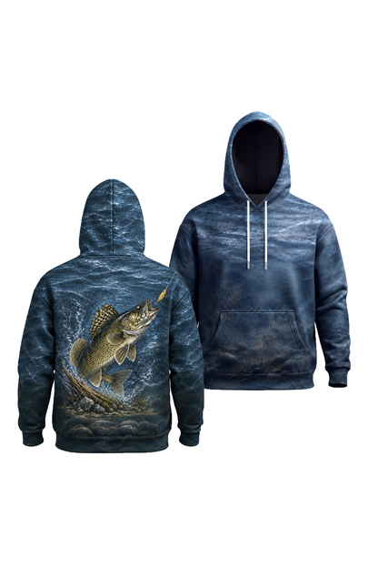 Performance Fleece-Lined Hoodie - Walleye Strike image 1
