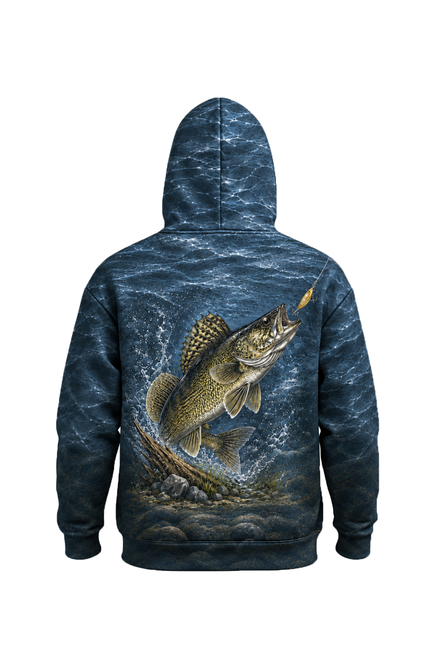 Performance Fleece-Lined Hoodie - Walleye Strike image 5