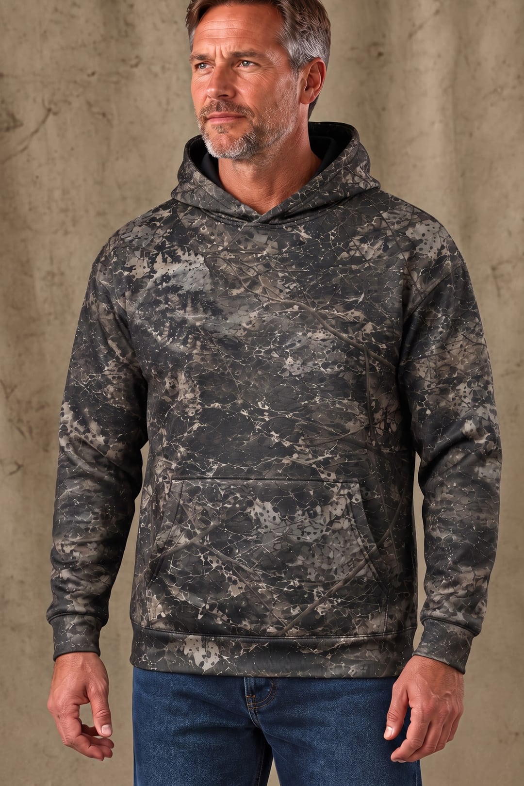 Performance Fleece-Lined Hoodie - River Steelhead Rush image 3
