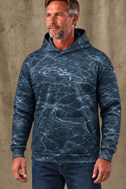 Performance Fleece-Lined Hoodie - River Trout Rise image 3