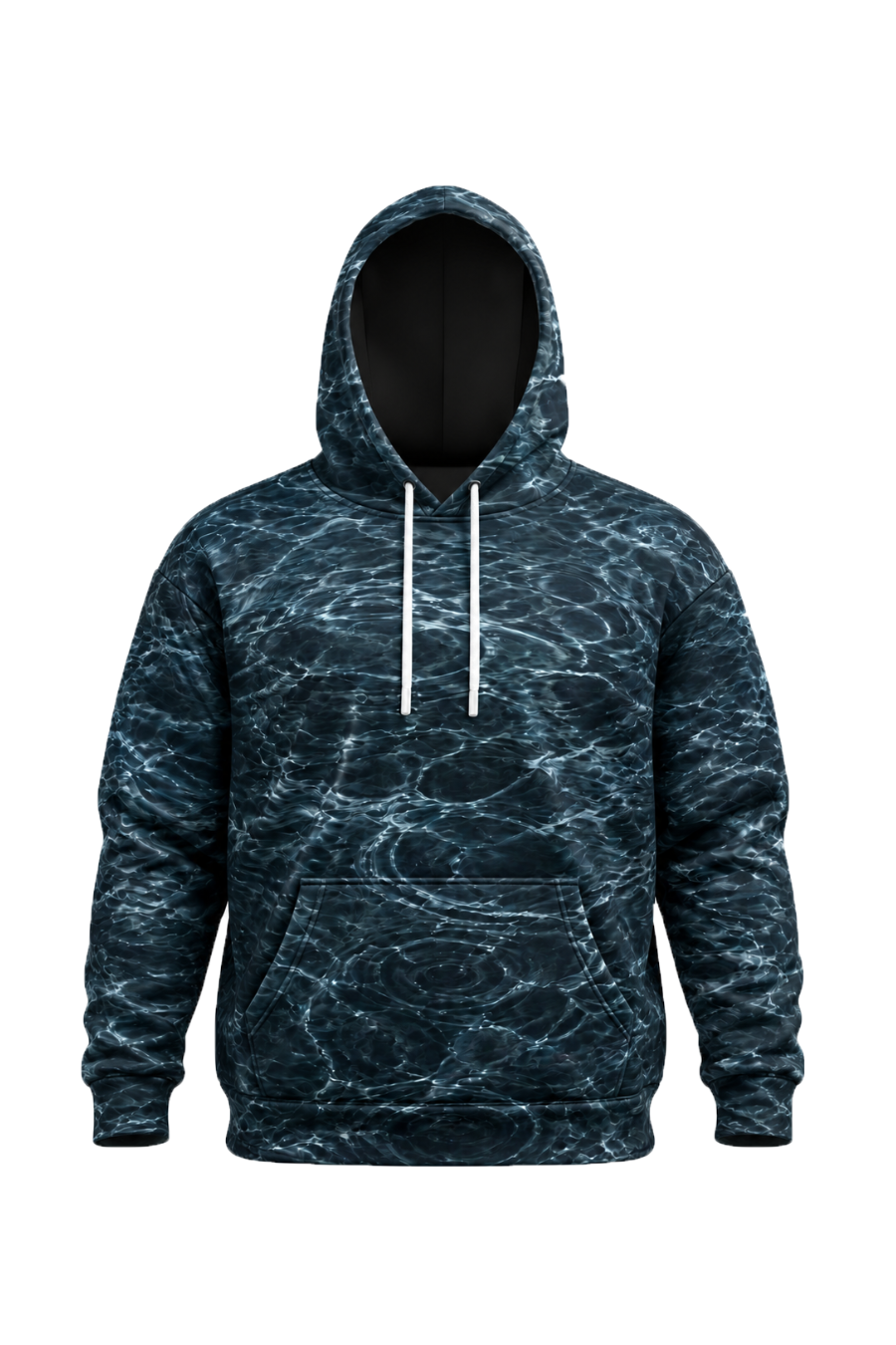 Performance Fleece-Lined Hoodie - River Trout Rise image 6